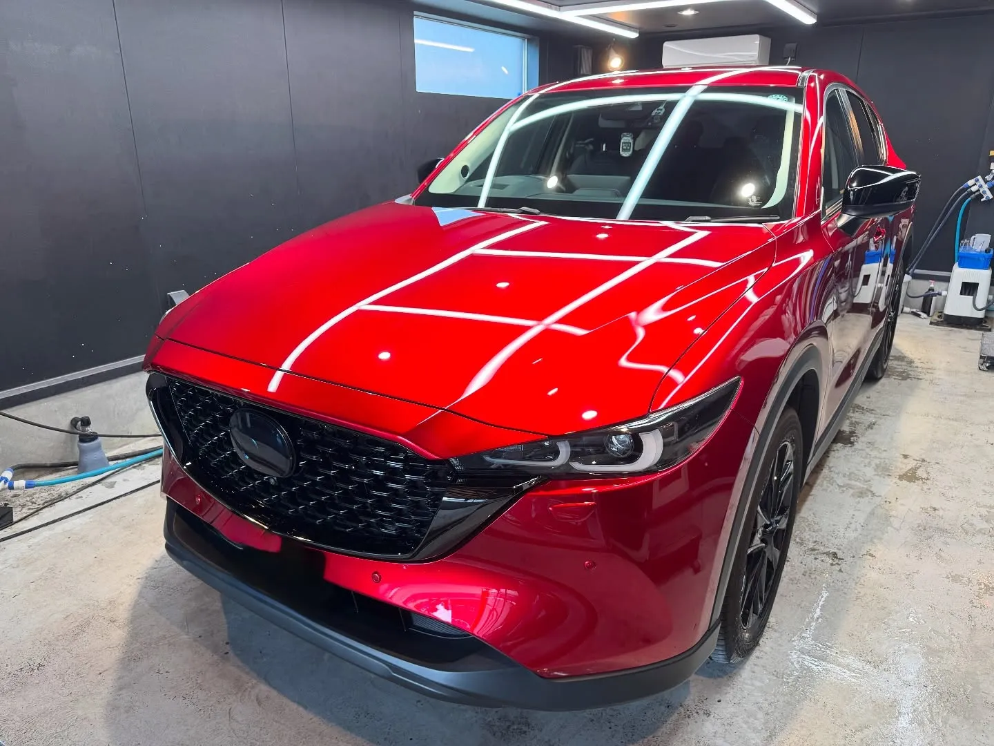 MAZDA CX-5 ボンネット 研磨＋MoshEVO