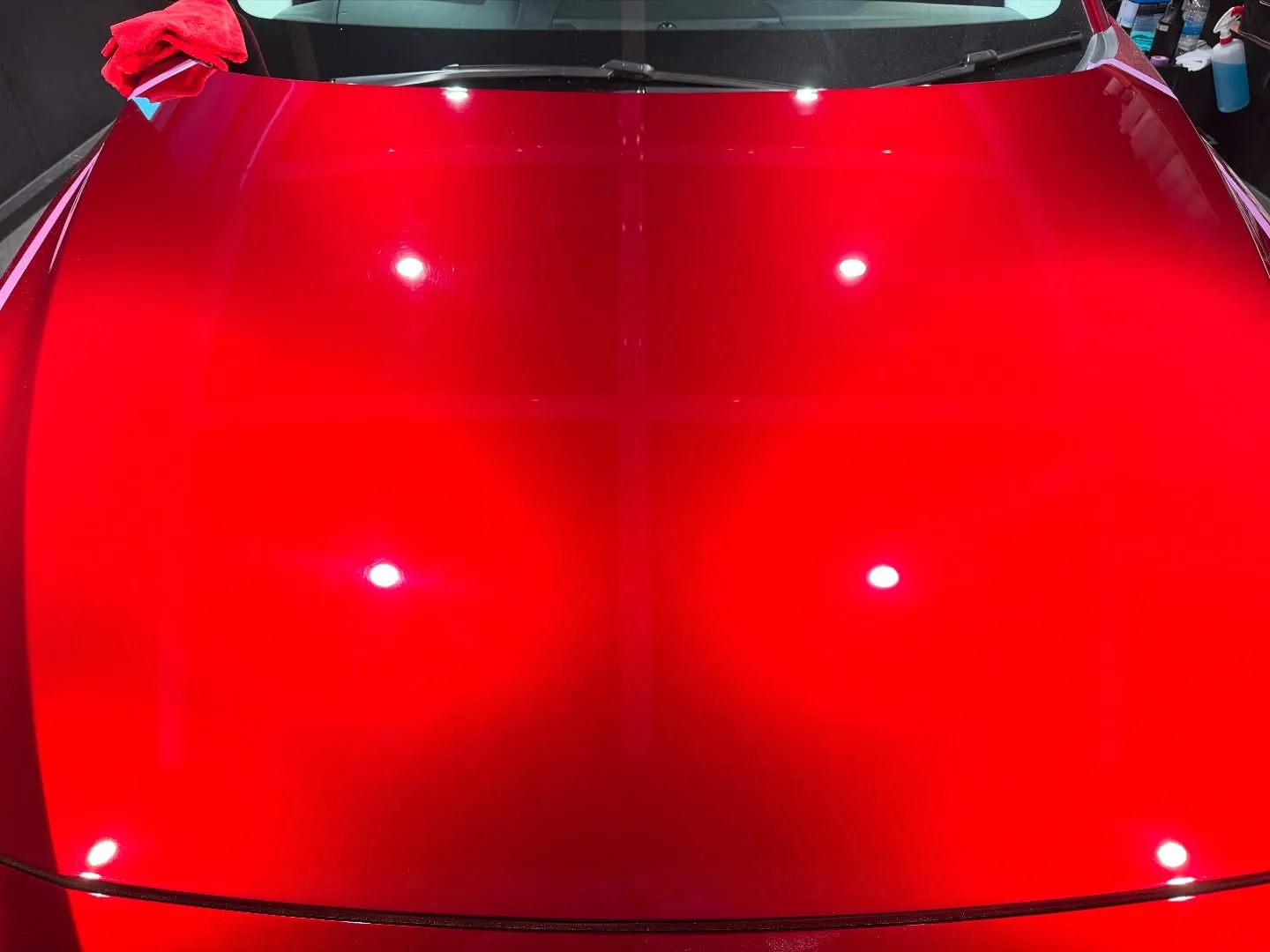 MAZDA CX-5 ボンネット 研磨＋MoshEVO