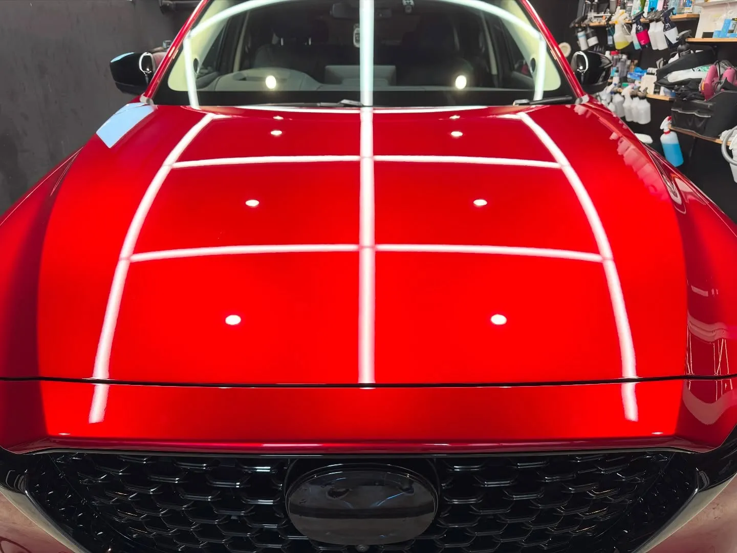 MAZDA CX-5 ボンネット 研磨＋MoshEVO