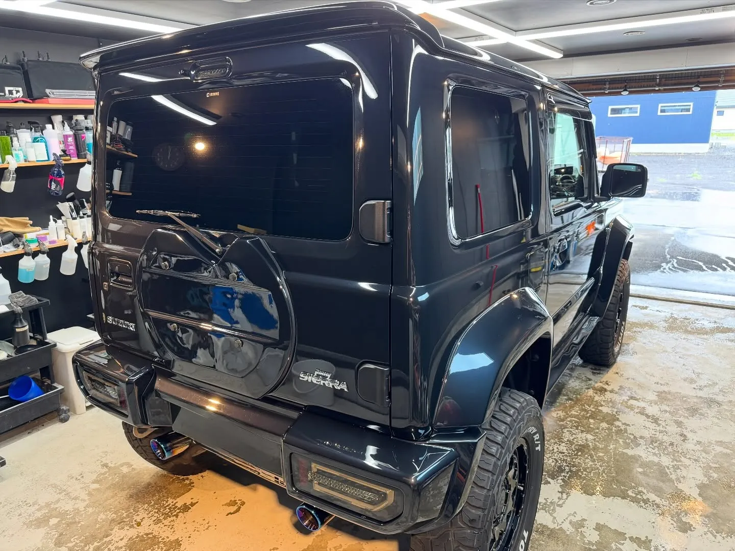 スズキ ジムニーシエラ　下地処理研磨＋C3コート