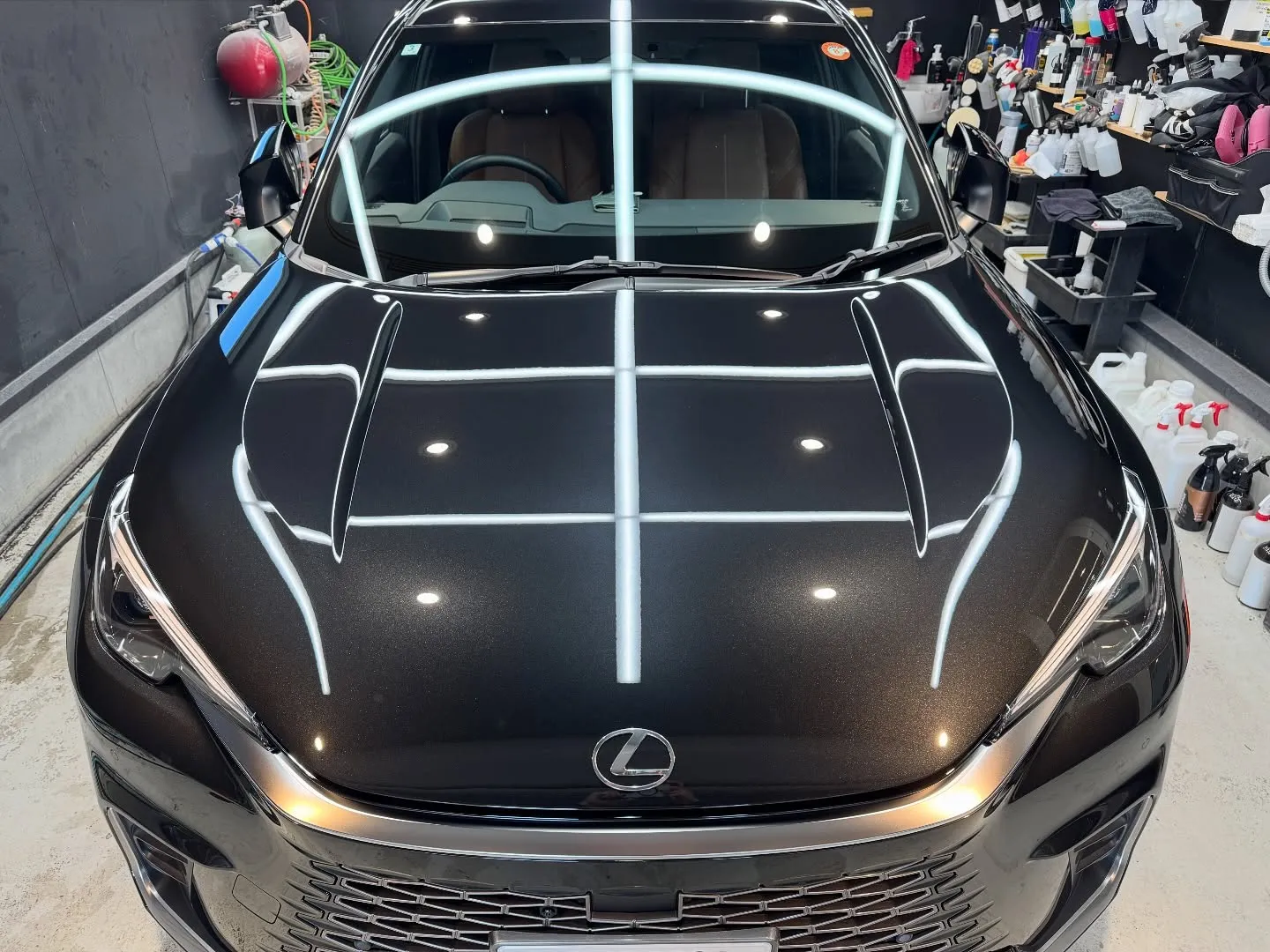LEXUS LBX ボンネット×ルーフ コーティング再施工