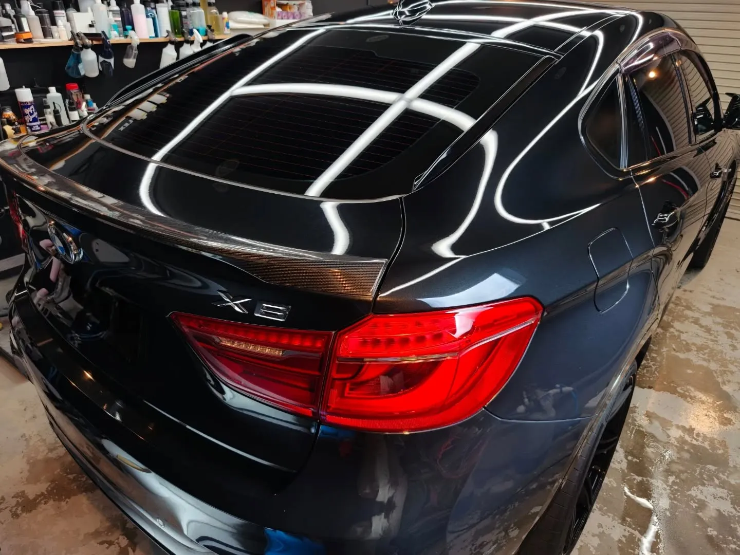 BMW X6 クイック下地処理洗浄＋下地処理研磨（コーティン...